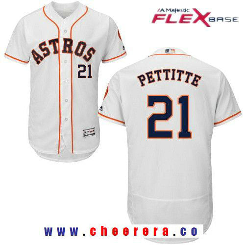 Andy Pettitte Houston Astros white Home jersey