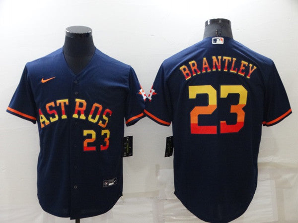 Michael Brantley Houston Astros navy jersey