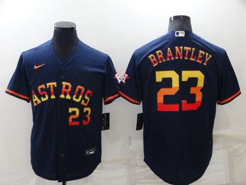 Michael Brantley Houston Astros navy jersey