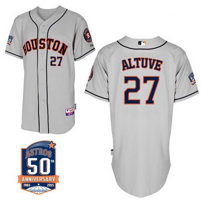 Jose Altuve Houston Astros gray jersey