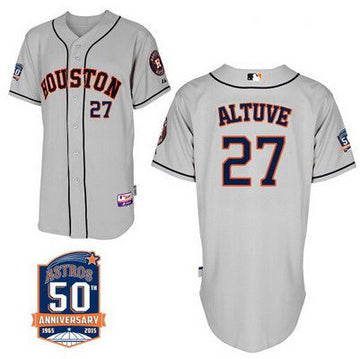 Jose Altuve Houston Astros gray jersey
