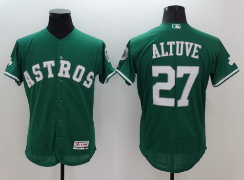 Jose Altuve Houston Astros green jersey