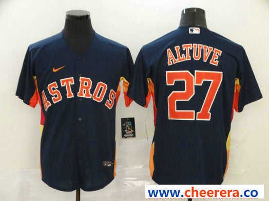 Jose Altuve Houston Astros navy jersey