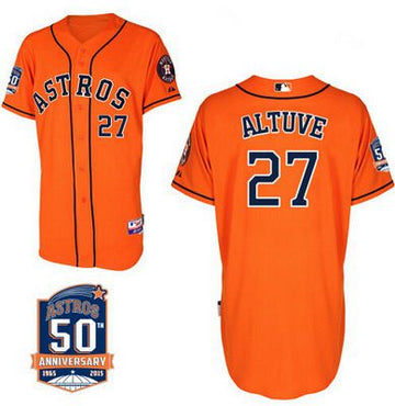 Jose Altuve Houston Astros orange jersey