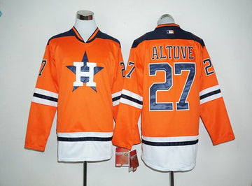 Jose Altuve Houston Astros orange jersey