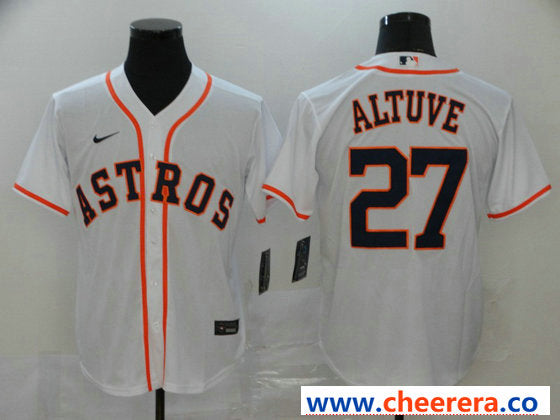 Jose Altuve Houston Astros white jersey