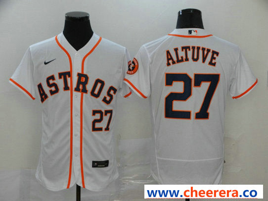 Jose Altuve Houston Astros white jersey
