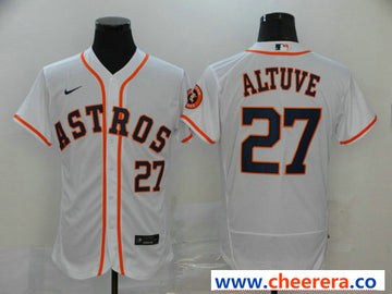 Jose Altuve Houston Astros white jersey
