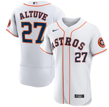 Jose Altuve Houston Astros white jersey