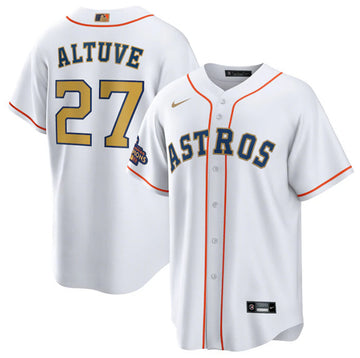 Jose Altuve Houston Astros white jersey