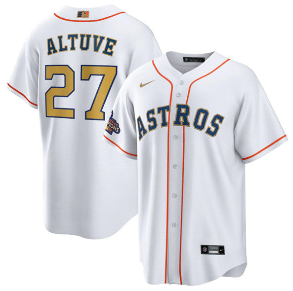 Jose Altuve Houston Astros white jersey