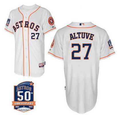Jose Altuve Houston Astros white jersey
