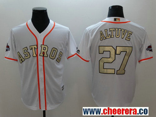 Jose Altuve Houston Astros white jersey
