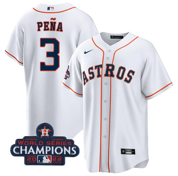 Jeremy Pe Houston Astros white jersey