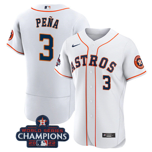 Jeremy Pe Houston Astros white jersey