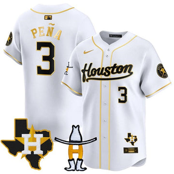 Jeremy Pe Houston Astros white Vapor jersey