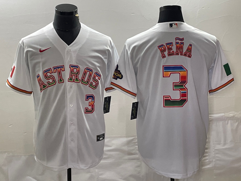 Jeremy Pena Number Houston Astros white jersey