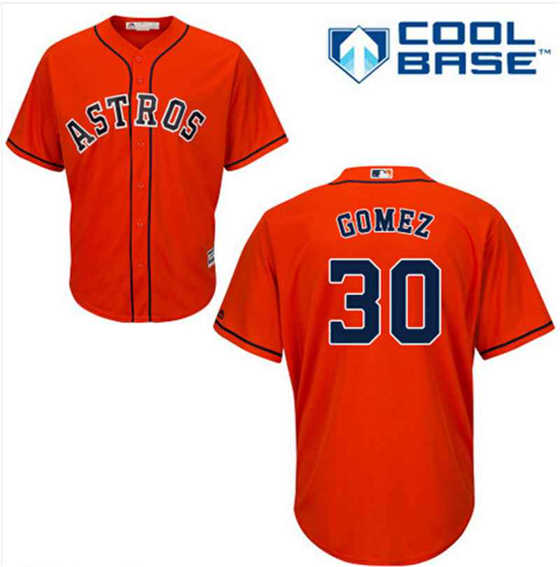 Carlos Gomez Houston Astros orange Alternate jersey