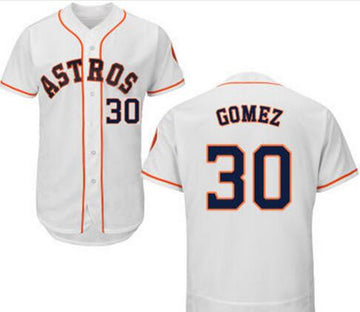 Carlos Gomez Houston Astros white Home jersey