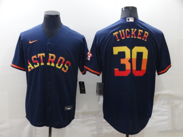 Kyle Houston Astros navy jersey