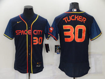 Kyle Tucker Houston Astros navy City Connect jersey
