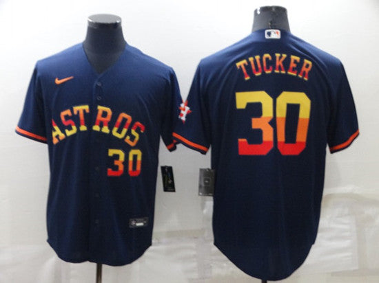 Kyle Tucker Houston Astros navy jersey