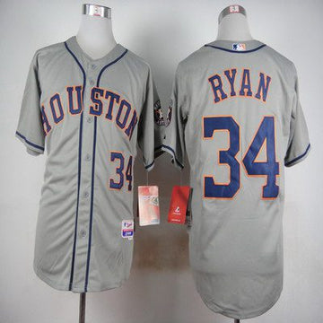Nolan Ryan Houston Astros gray jersey