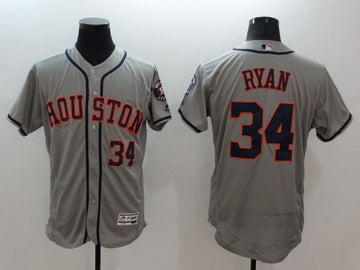 Nolan Ryan Houston Astros gray jersey