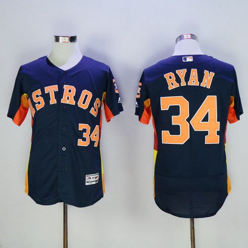 Nolan Ryan Houston Astros navy jersey