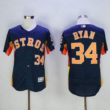 Nolan Ryan Houston Astros navy jersey