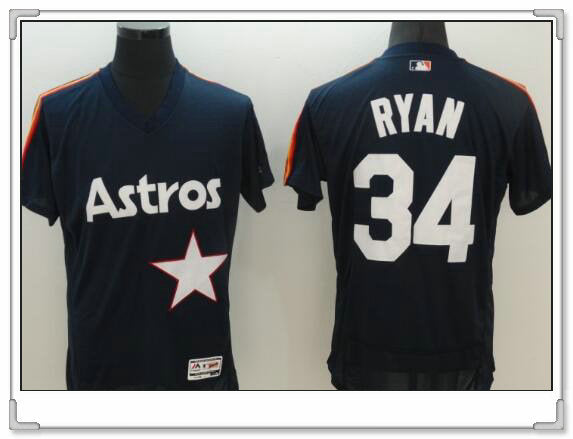 Nolan Ryan Houston Astros navy jersey
