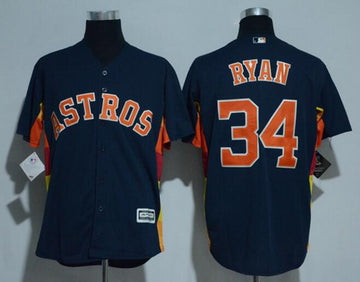 Nolan Ryan Houston Astros navy jersey