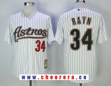 Nolan Ryan Houston Astros white Throwback jersey