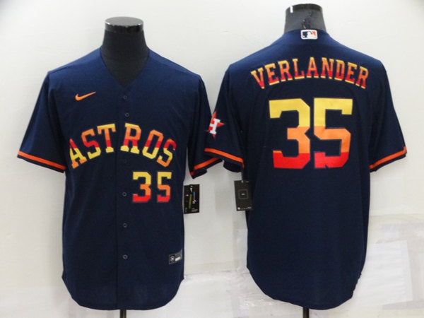 Justin Verlander Houston Astros navy jersey