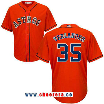 Justin Verlander Houston Astros orange jersey