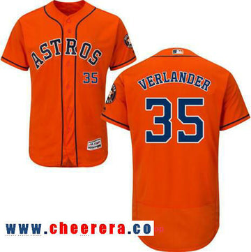 Justin Verlander Houston Astros orange jersey