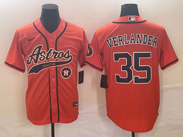 Justin Verlander Houston Astros orange jersey