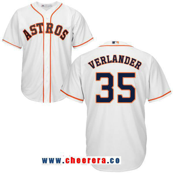 Justin Verlander Houston Astros white Home jersey