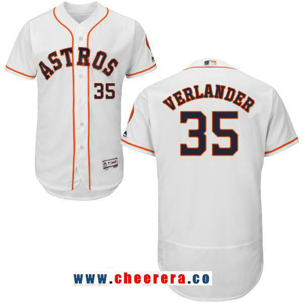 Justin Verlander Houston Astros white Home jersey
