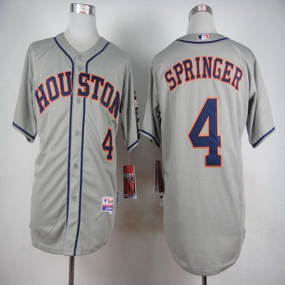 George Springer Houston Astros gray jersey