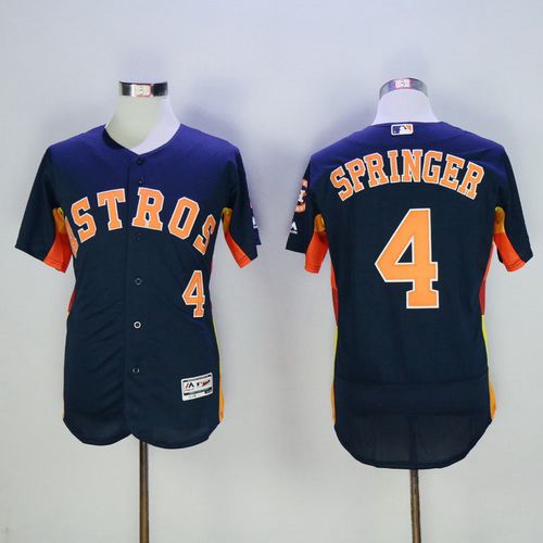 George Springer Houston Astros navy jersey