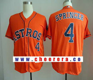 George Springer Houston Astros orange jersey