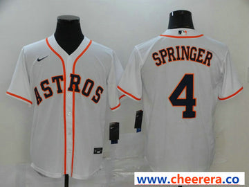 George Springer Houston Astros white jersey