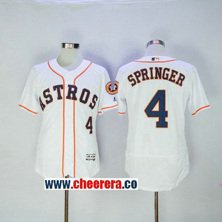 George Springer Houston Astros white Home jersey