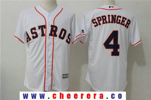 George Springer Houston Astros white Home jersey