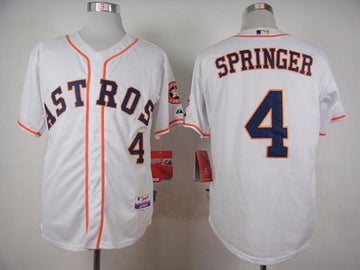 George Springer Houston Astros white jersey