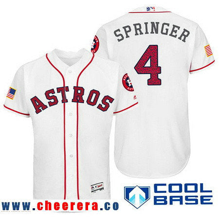 George Springer Houston Astros white Fashion jersey