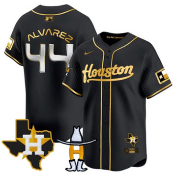 Yordan Alvarez Houston Astros black jersey