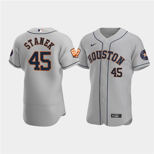 Ryne Stanek Houston Astros gray jersey