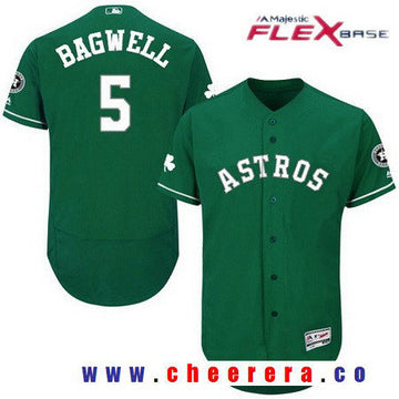 Jeff Bagwell Houston Astros green jersey